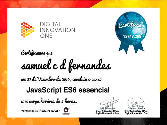 JavaScript ES6 essencial!