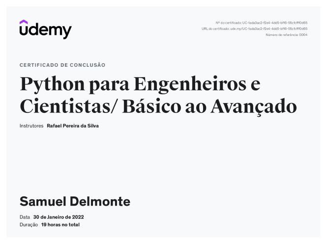 PYTHON PARA ENGENHEIROS!