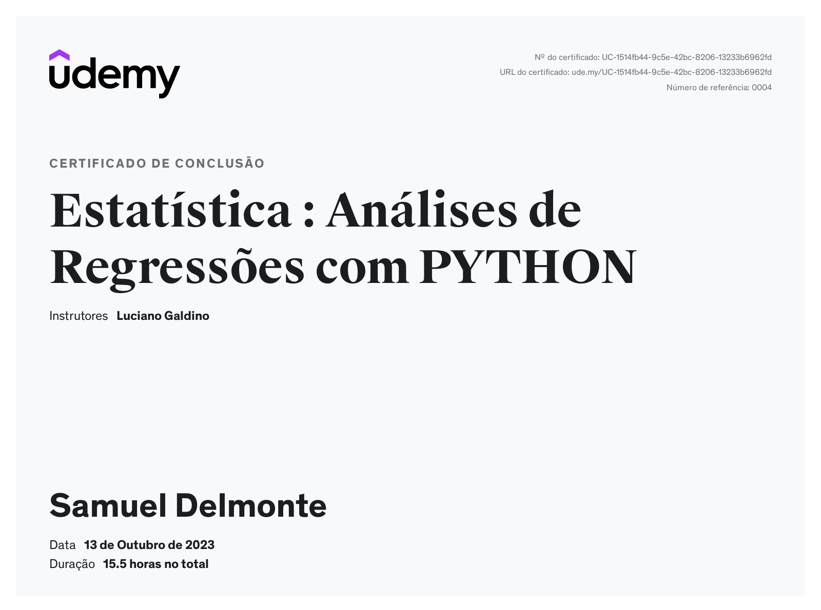 REGRESSOES PYTHON!